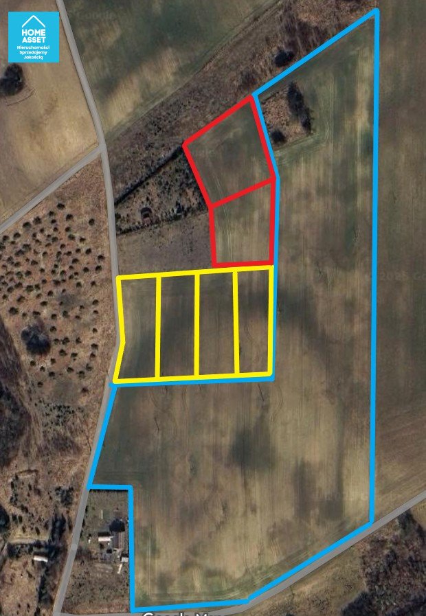 Inwestycyjna działka 12 029 m² z WZ na 4 domy Nowy Wiec  12 029m2 Foto 1