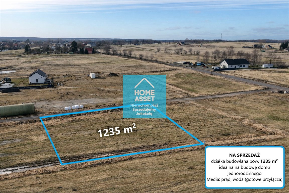 Polecam działkę 1235 m² w Częstkowie z pełnym uzbrojeniem Częstkowo, Jarzębinowa  1 235m2 Foto 1