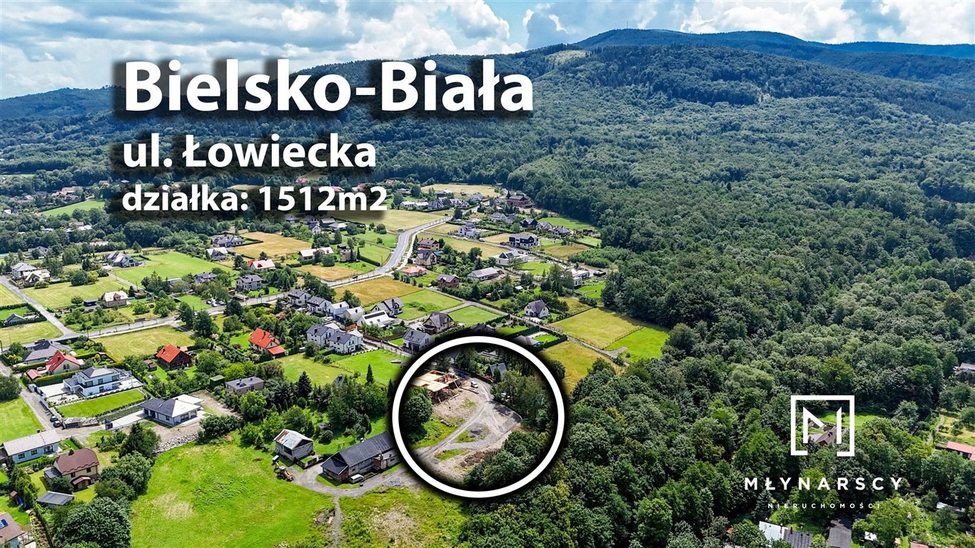 Działka budowlana na sprzedaż Bielsko-Biała, Kamienica  1 512m2 Foto 4