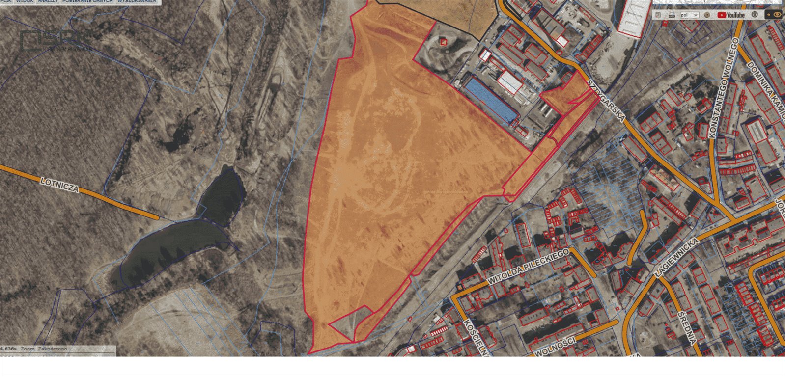 Inwestycyjna działka 85 511 m² z dostępem do drogi Świętochłowice, Sztygarska i Kolonia Zygmunt  85 511m2 Foto 1
