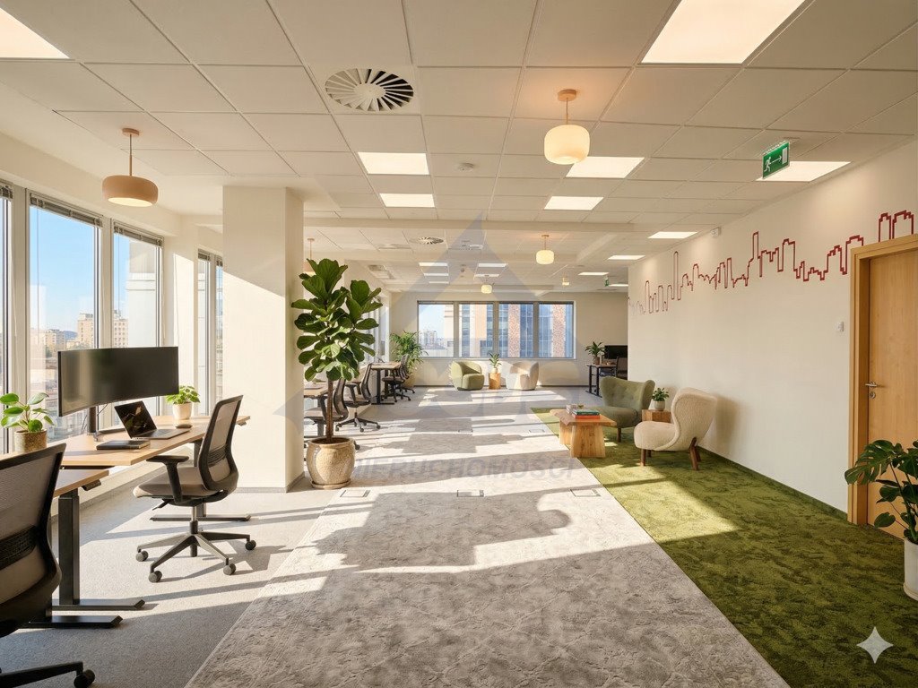 Nowoczesne biuro 144 m² na Mokotowie, jasne i elastyczne Warszawa, Mokotów  144m2 Foto 1