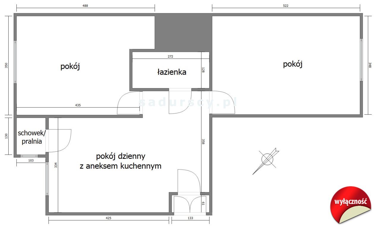 Mieszkanie dwupokojowe na sprzedaż Kraków, Stare Miasto, Kazimierz, Starowiślna  62m2 Foto 3