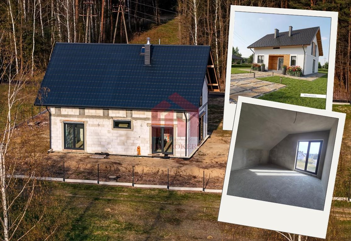 Polecam solidny dom 182 m² z działką 13,34 ar w Węgliskach Węgliska  182m2 Foto 1