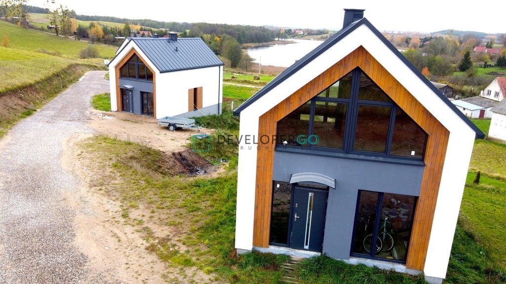 Dom z panoramicznym widokiem na jezioro Orzysz w Skomacku Wielkim Skomack Wielki  78m2 Foto 1