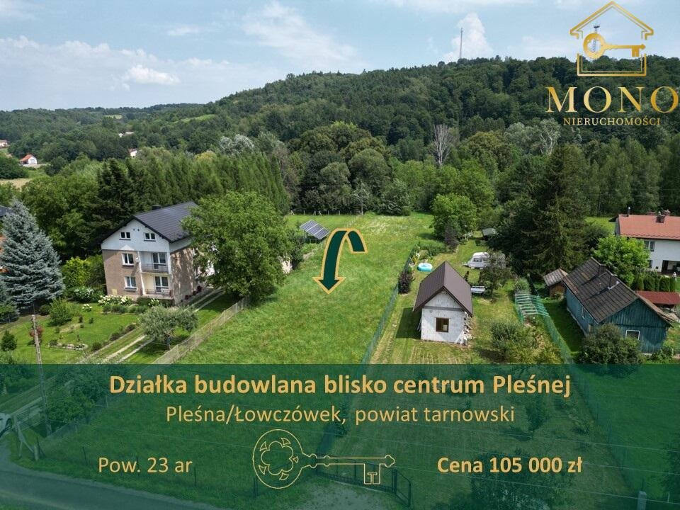 Działka budowlana na sprzedaż Pleśna  2 300m2 Foto 1