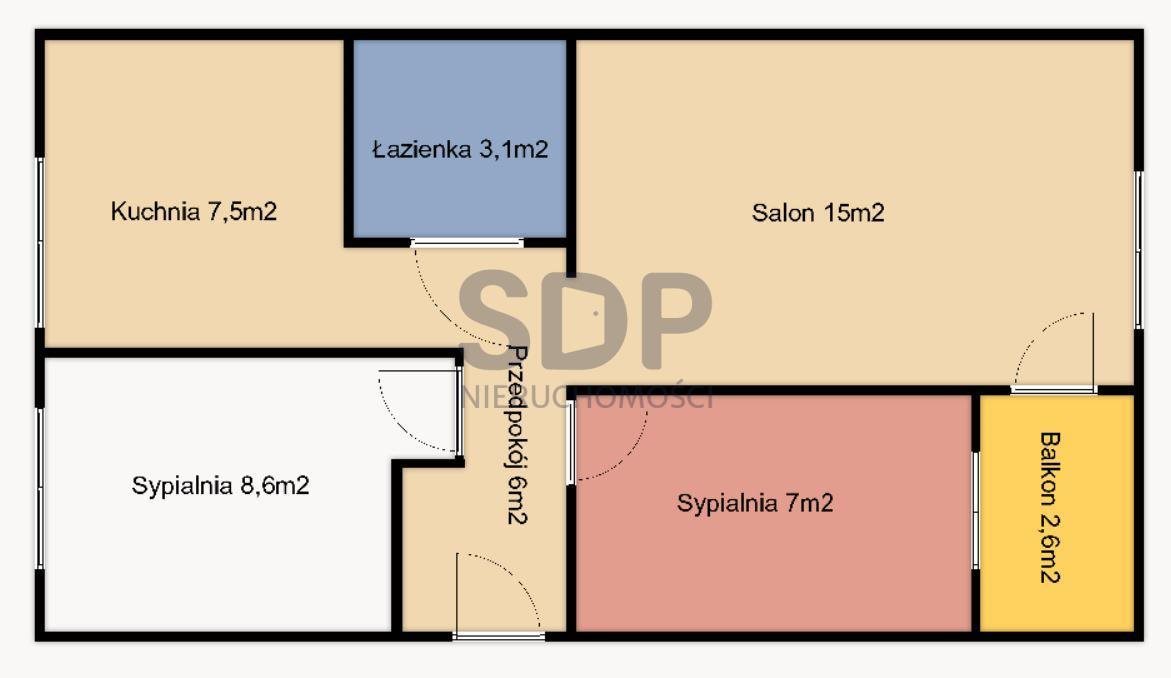 Mieszkanie trzypokojowe na sprzedaż Wrocław, Stare Miasto, Szczepin, Poznańska  50m2 Foto 6