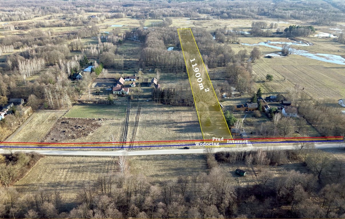 Działka rolna 11 900 m² w Brzozówce – inwestycja i siedlisko Brzozówka  11 900m2 Foto 1