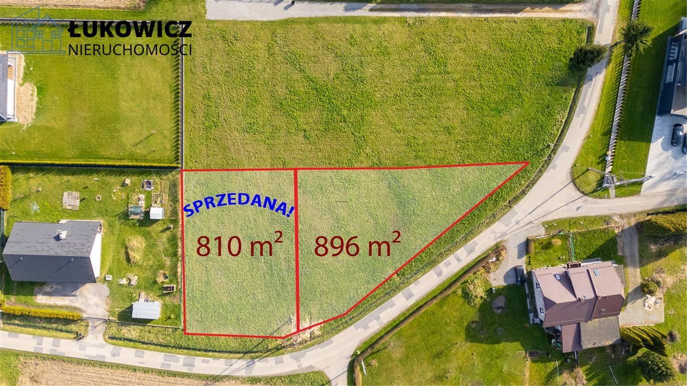 Działka budowlana na sprzedaż Kaniów  896m2 Foto 1