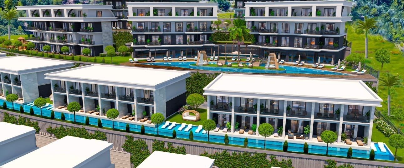 Nowoczesne 63 m² z widokiem na morze i naturę Turcja, Kargıcak, Kargıcak, Alanya, Antalya  63m2 Foto 1