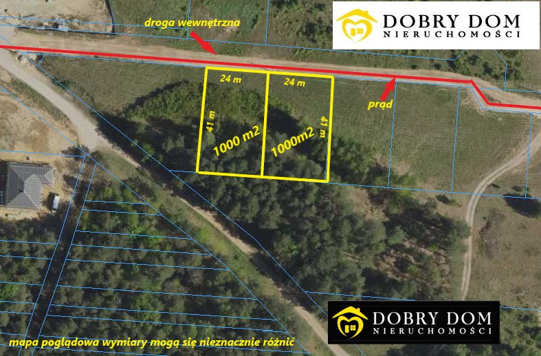 Do sprzedania 2 działki budowlane 1000 m² w prestiżowej okolicy Ogrodniczki  1 000m2 Foto 1