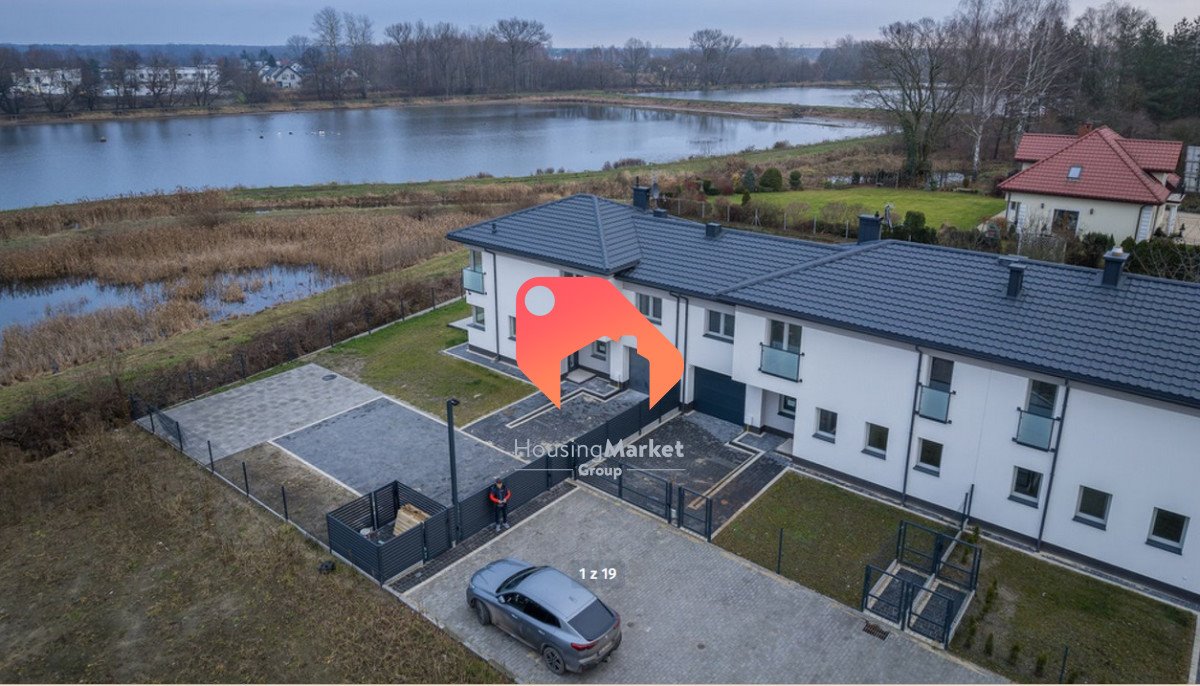 Nowoczesny dom bliźniak z garażem, 143 m², Halinów Długa Kościelna, Powstania Styczniowego  143m2 Foto 1