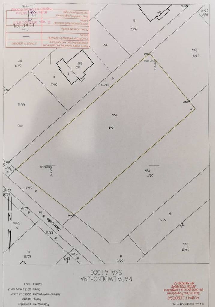 Działka budowlana na sprzedaż Lębork, Nadmorska  2 800m2 Foto 5