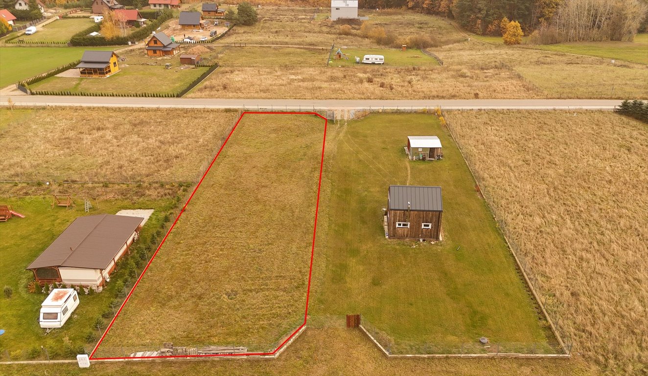 Działka 1400 m² nad jeziorem z mediami i dojazdem Bakałarzewo, Nowa Wieś 15A  1 400m2 Foto 1