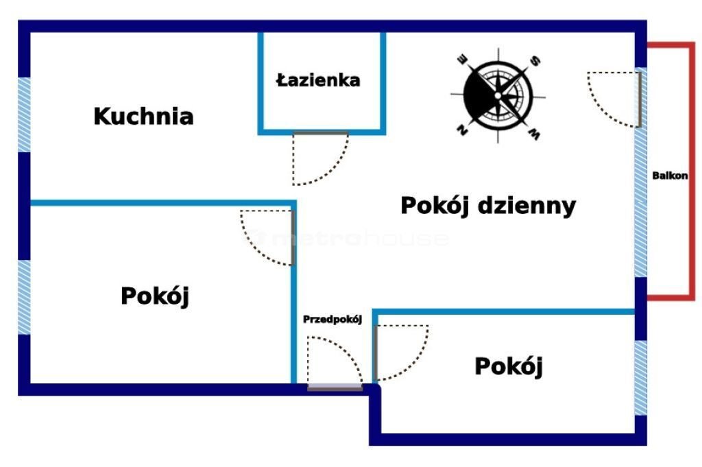 Mieszkanie trzypokojowe na sprzedaż Kielce, Bukówka, Wojska Polskiego  59m2 Foto 10