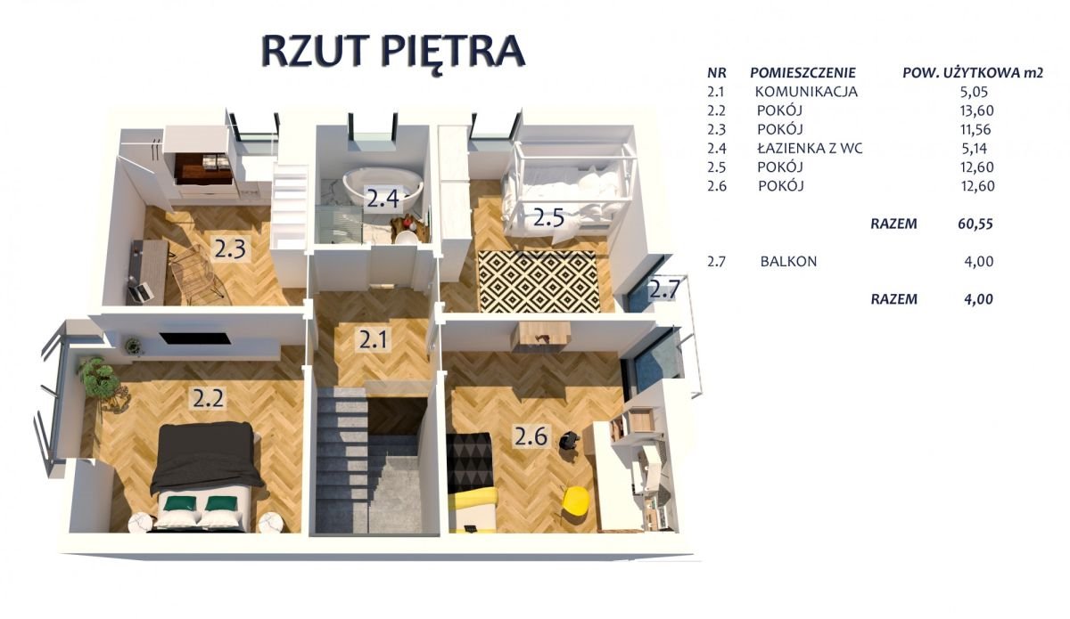 Dom na sprzedaż Mórkowo, Kardynała Augusta Hlonda  127m2 Foto 1