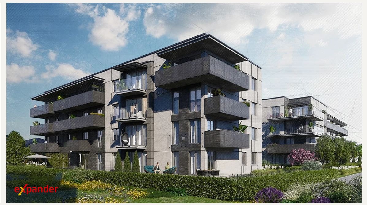 Zapraszam do obejrzenia nowoczesnego mieszkania 48,46 m² z balkonem Kraków, Zygmunta Glogera  48m2 Foto 1