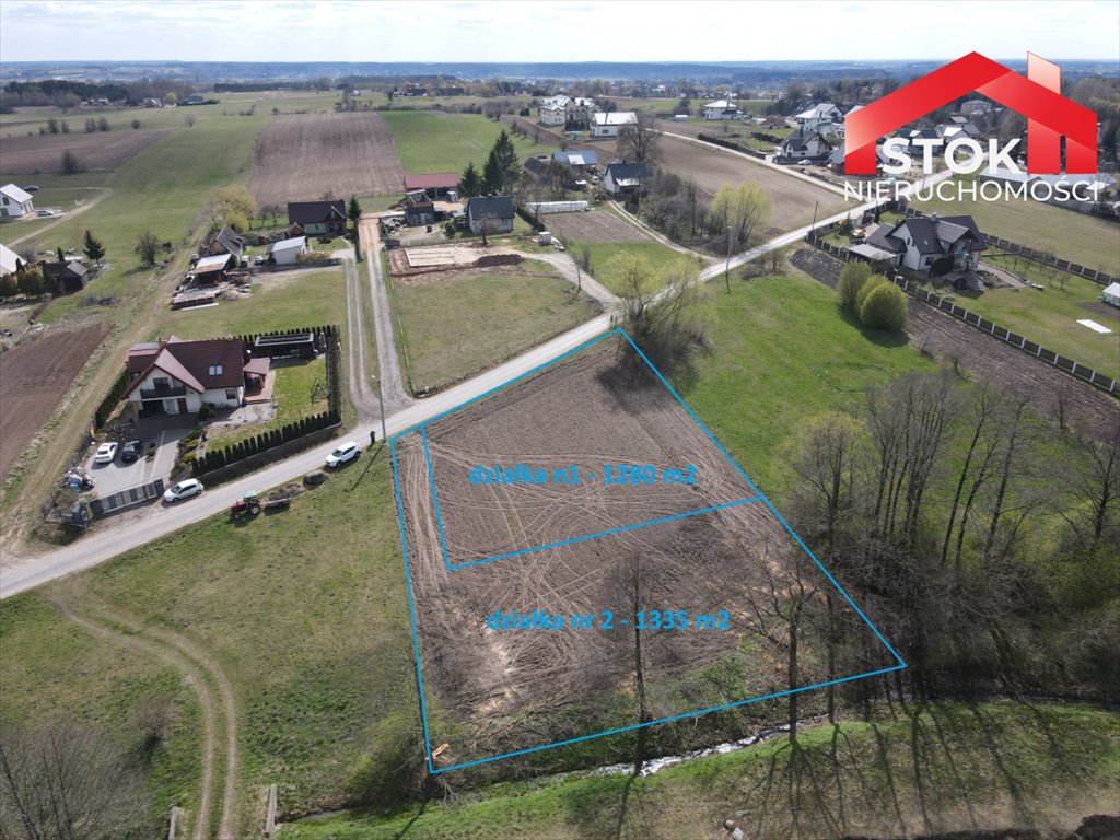 Działka budowlana 1280 m² z mediami - Dobrzyniewo Duże Dobrzyniewo Duże, Dębowa  1 280m2 Foto 1
