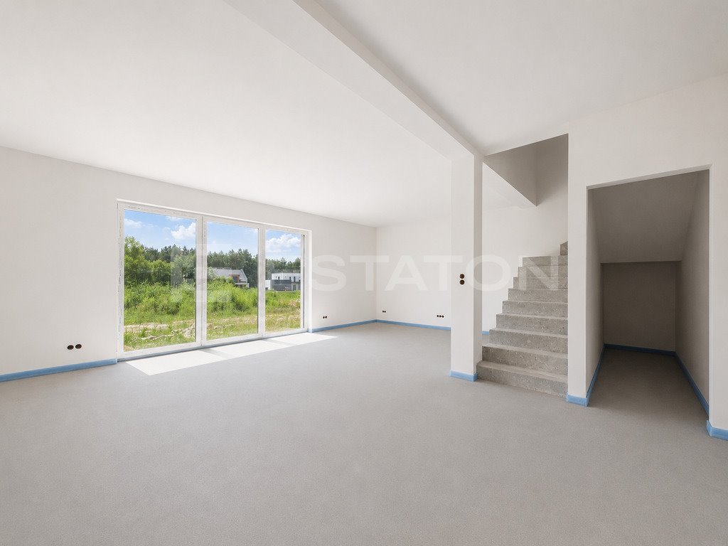 Nowoczesny dom bliźniaczy 129 m² z garażem i ogrodem Wysoka Głogowska, Leśna  129m2 Foto 1