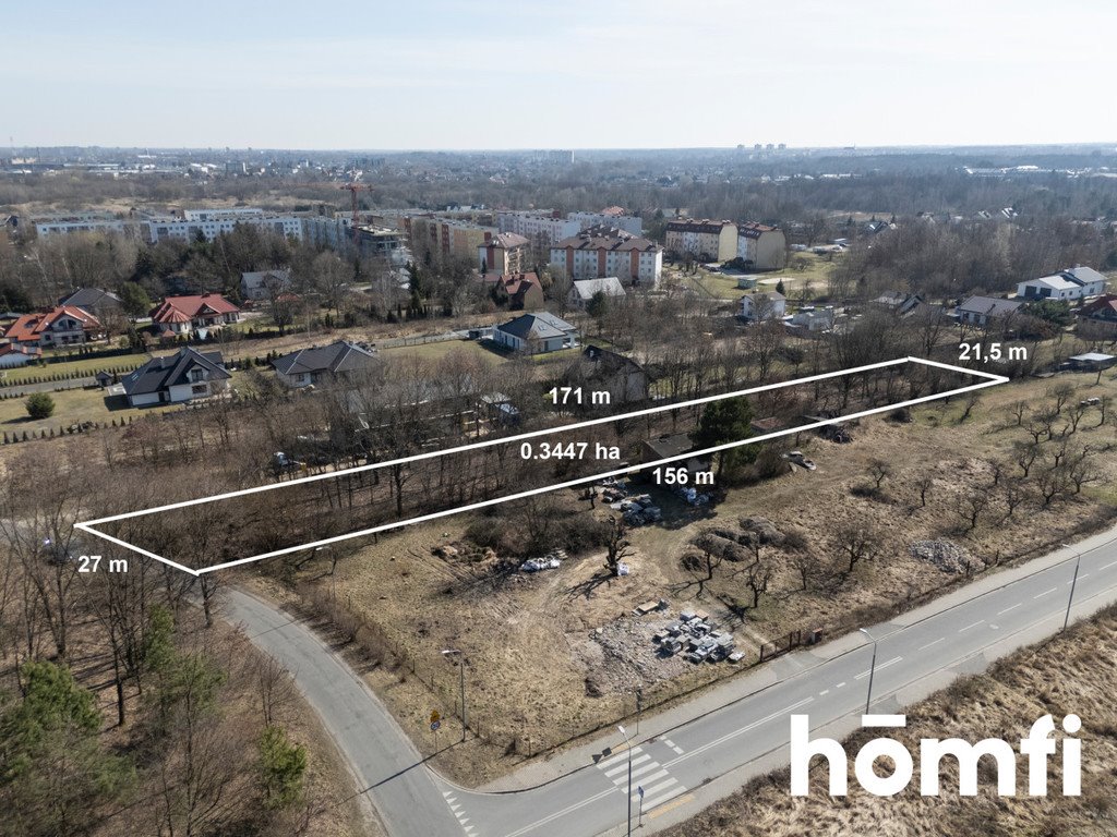 Działka budowlana na sprzedaż Radom, Wośniki, Skrajna  3 461m2 Foto 2