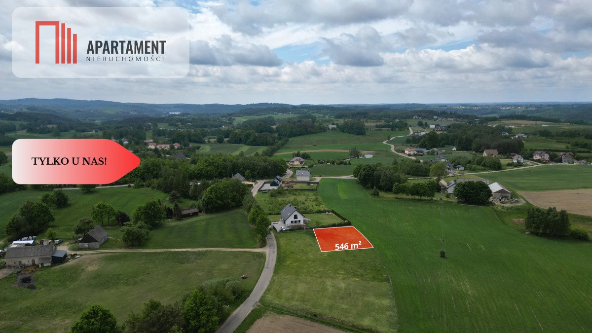 Działka 546 m² z projektem domu i mediami - polecam! Ramleje  546m2 Foto 1