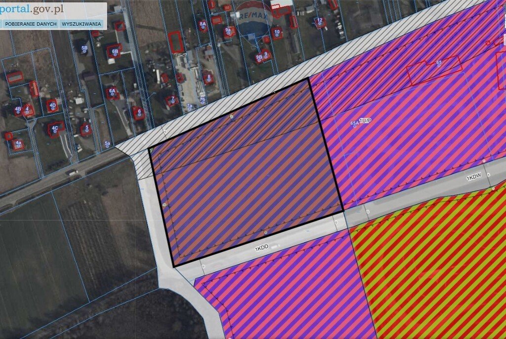 Grunt inwestycyjny 34 500 m² w Słomczynie – pod przemysł i usługi Słomczyn  34 500m2 Foto 1