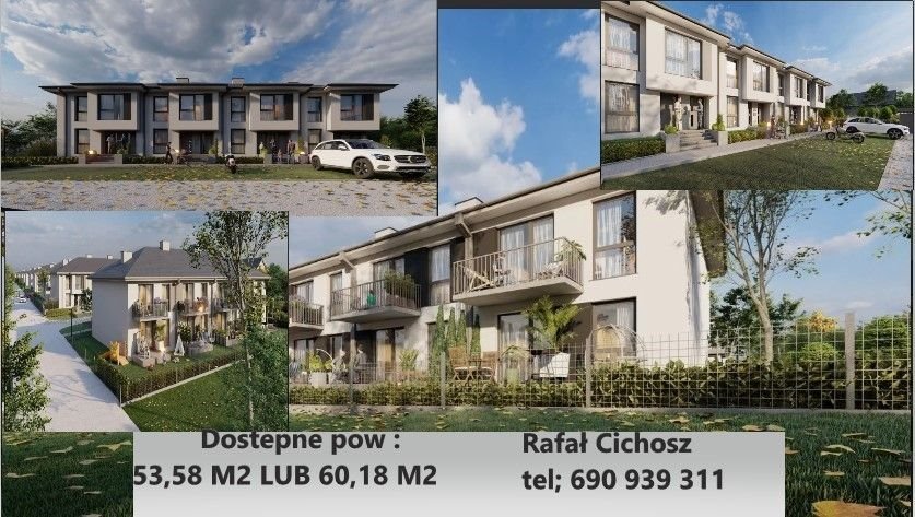 Polecam nowoczesne 4-pokojowe mieszkanie z balkonem i miejscem postojowym Rzeszów, Krakowska  60m2 Foto 1