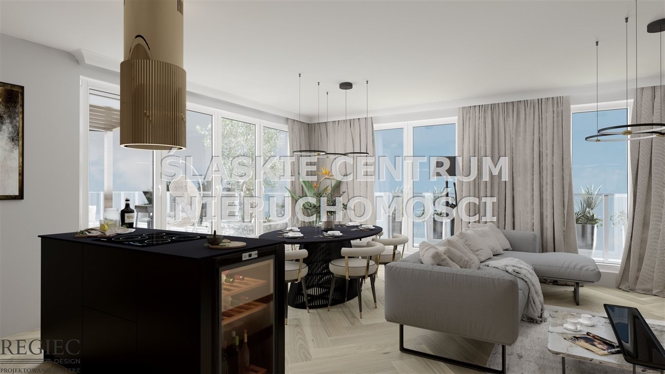 Luksusowy Penthouse 97 m² z tarasem 66 m² i widokiem Katowice, Muchowiec, Szybowcowa  97m2 Foto 1