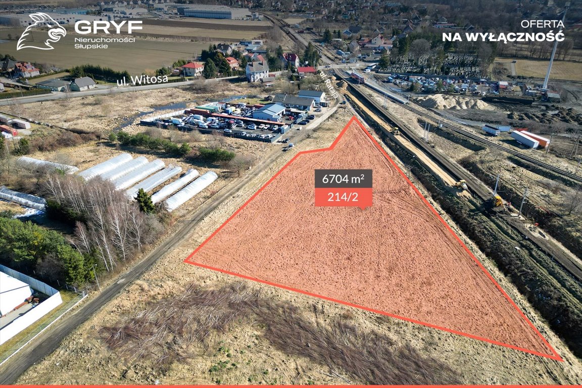 Sprzedam działkę 6704 m² z MPZP pod produkcję i usługi Kobylnica  6 704m2 Foto 1