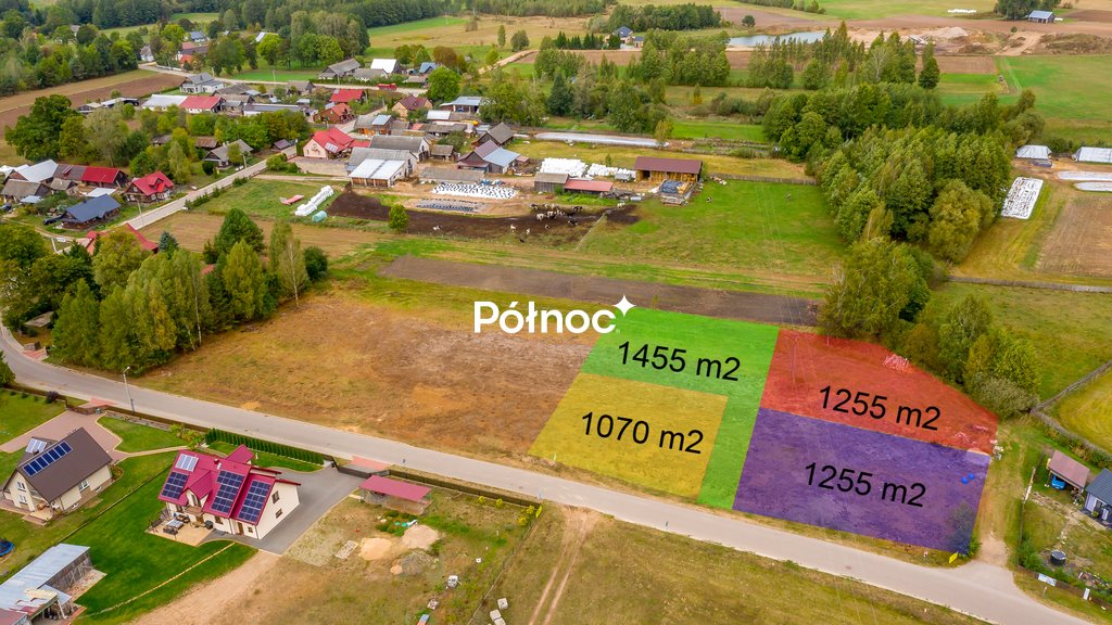 Sprzedam działkę budowlaną 1255 m² w Łapczyniu, dostęp do mediów Łapczyn  1 255m2 Foto 1