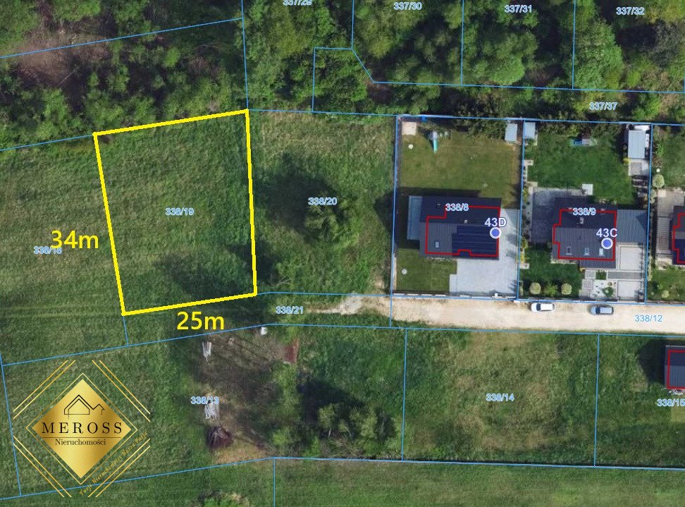 Działka 927 m² w Rząsawach z mediami i planem zagospodarowania Częstochowa, Rząsawy  927m2 Foto 1