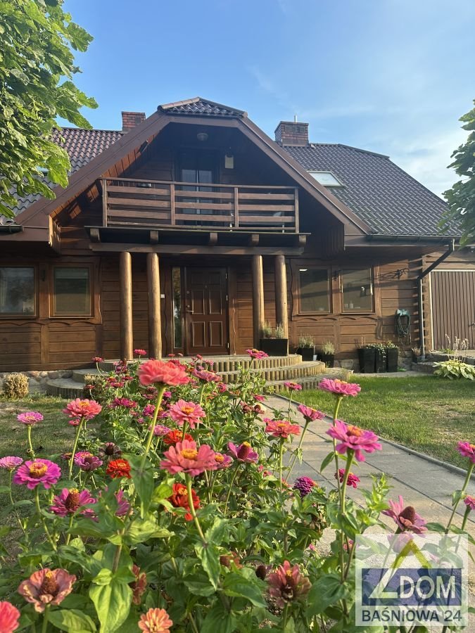Polecam przestronny dom z bali 142 m² z garażem i ogrodem Krasienin, Krasienin Kolonia  142m2 Foto 1
