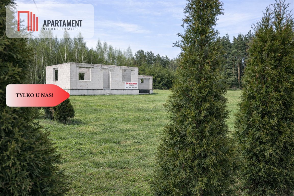 Działka z fundamentami i projektem domu w Borach Tucholskich Osłowo  6 317m2 Foto 1