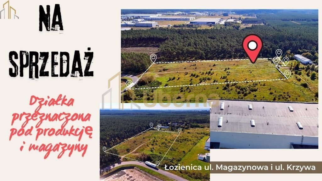 Do sprzedania inwestycyjna działka 27 586 m² w Goleniowskim Parku Przemysłowym Łozienica, Park Technologiczny  27 586m2 Foto 1