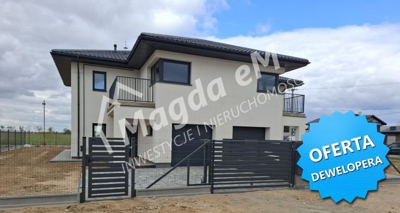 Zapraszam do obejrzenia nowoczesnego domu 125 m² z garażem i ogrodem Łomianki, Jarzębinowa  125m2 Foto 1