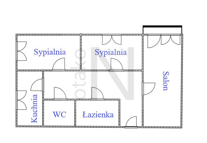 Mieszkanie trzypokojowe na sprzedaż Częstochowa, Śródmieście  57m2 Foto 11