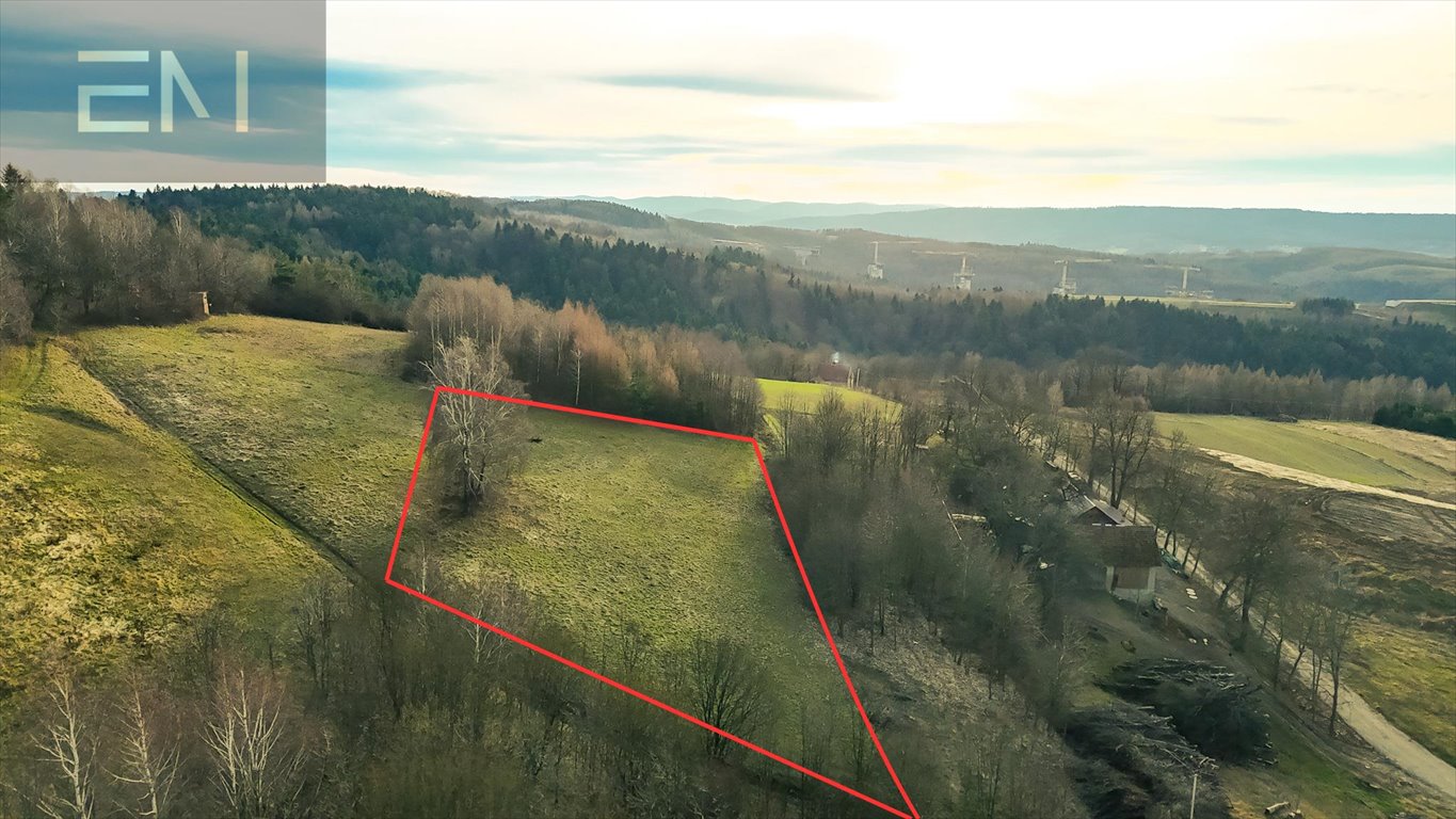 Widokowa działka 3400 m² z WZ, blisko S19, Żarnowa Żarnowa  3 400m2 Foto 1