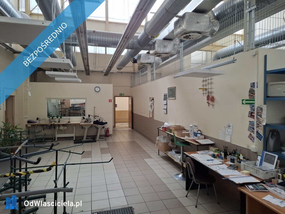 Wynajem hali przemysłowej 300 m2 z klimatyzacją i monitoringiem Wrocław, Fabryczna, Robotnicza  300m2 Foto 1