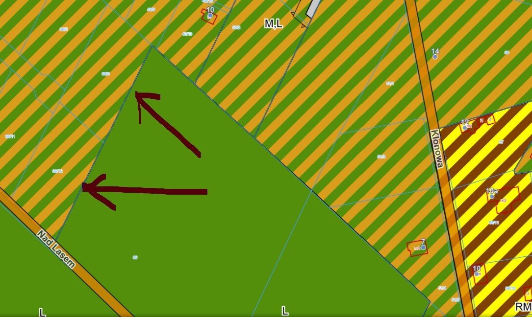 Na sprzedaż działka 2295 m² w Siestrzeni - blisko trasy S8 Siestrzeń  2 295m2 Foto 1