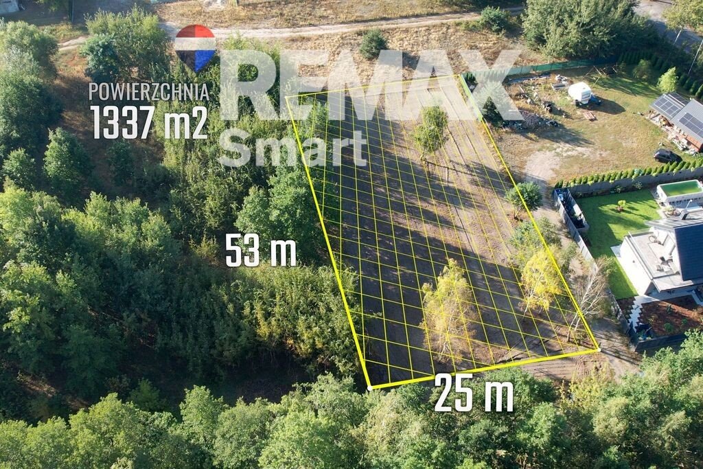 Sprzedam działkę 1337 m² z MPZP w Grądach - las, spokój, media Grądy, Walecznych  1 337m2 Foto 1