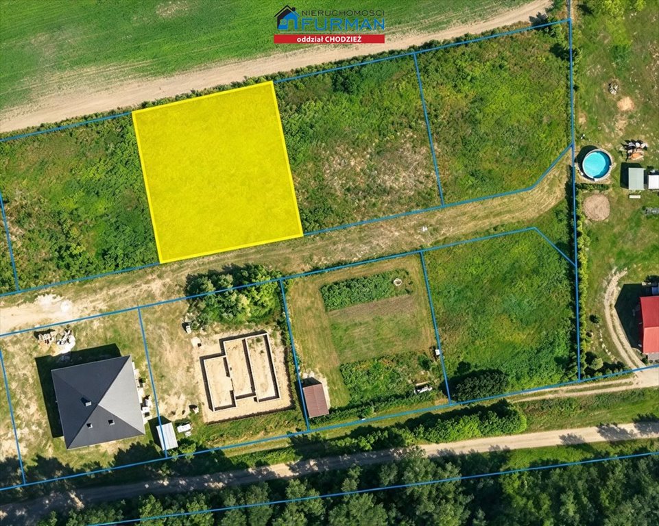 Na sprzedaż działka 896 m² w Atanazynie, las, media, dojazd asfalt+grunt Atanazyn  896m2 Foto 1