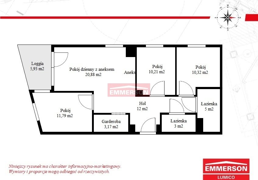 Mieszkanie czteropokojowe  na sprzedaż Kraków, Prądnik Biały, Prądnik Biały  79m2 Foto 6