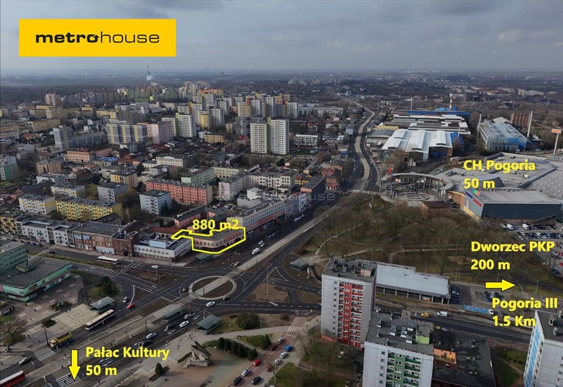 Lokal użytkowy na sprzedaż Dąbrowa Górnicza, Centrum  800m2 Foto 1