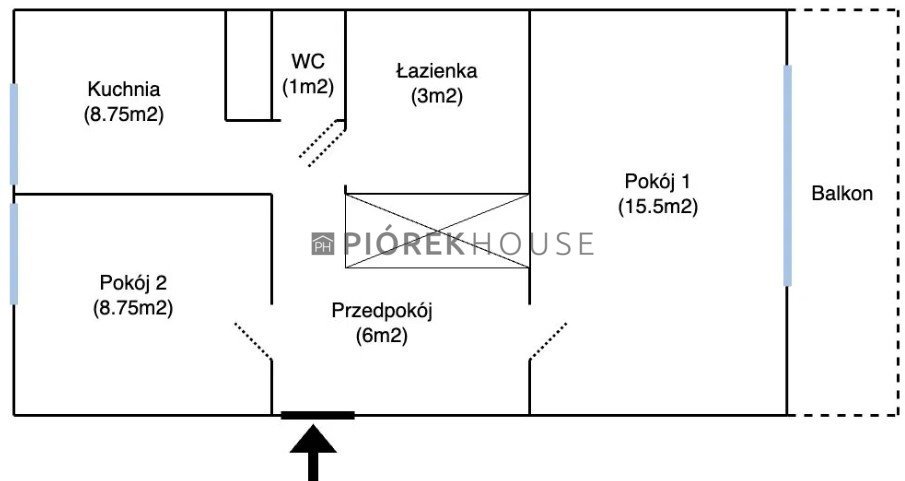 Mieszkanie dwupokojowe na sprzedaż Warszawa, Ursynów, Pięciolinii  43m2 Foto 20