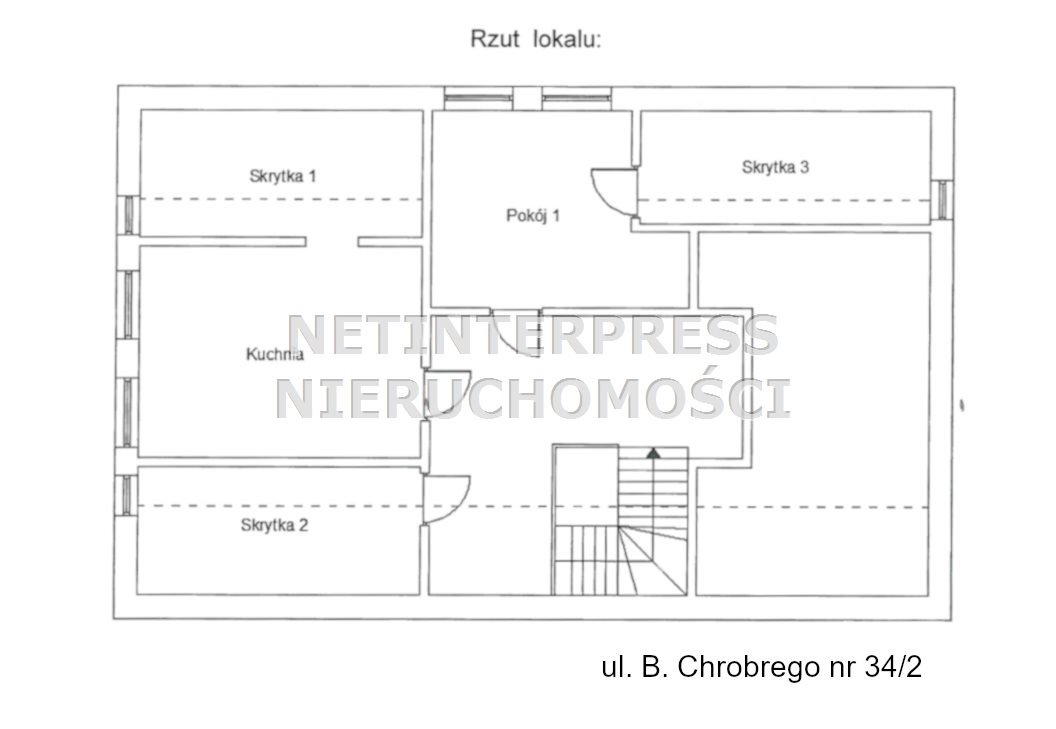 Sprzedaż mieszkania 51,94 m² z udziałem w gruncie i budynku Nowa Sól, Nowa Sól, Nowa Sól  52m2 Foto 1