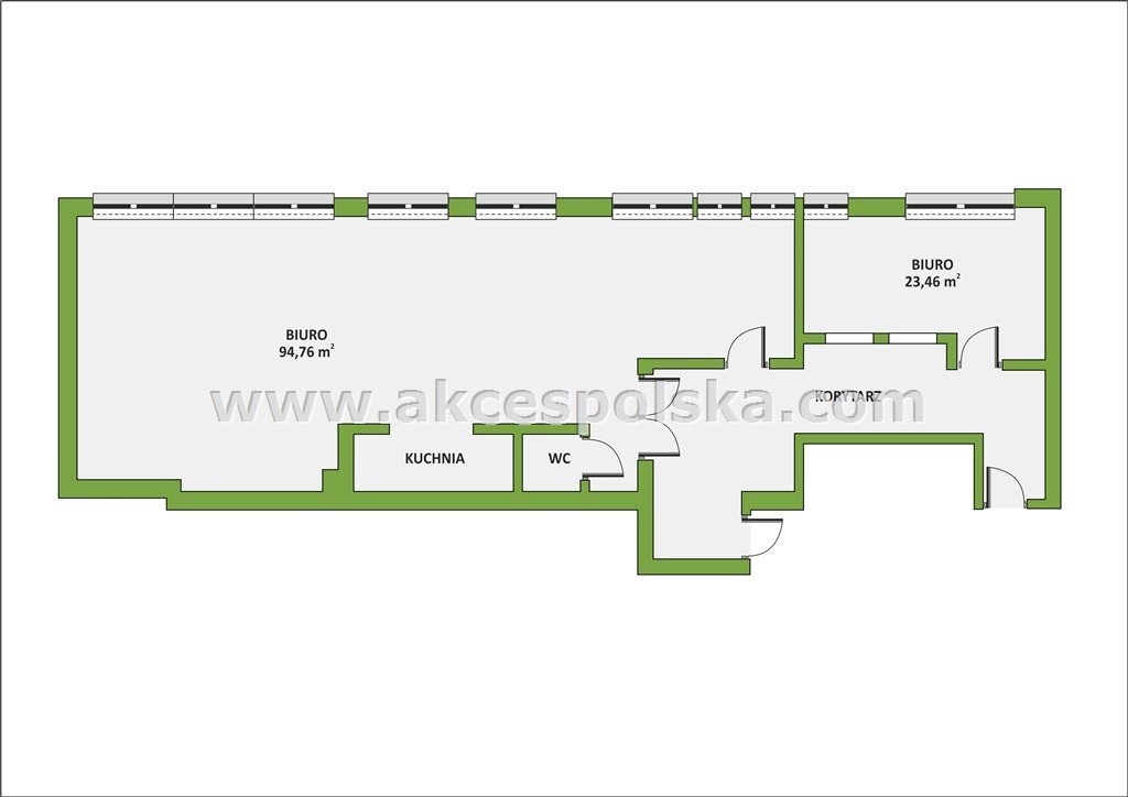 Lokal użytkowy na wynajem Warszawa, Mokotów, Mokotów, Wiktorska  120m2 Foto 1