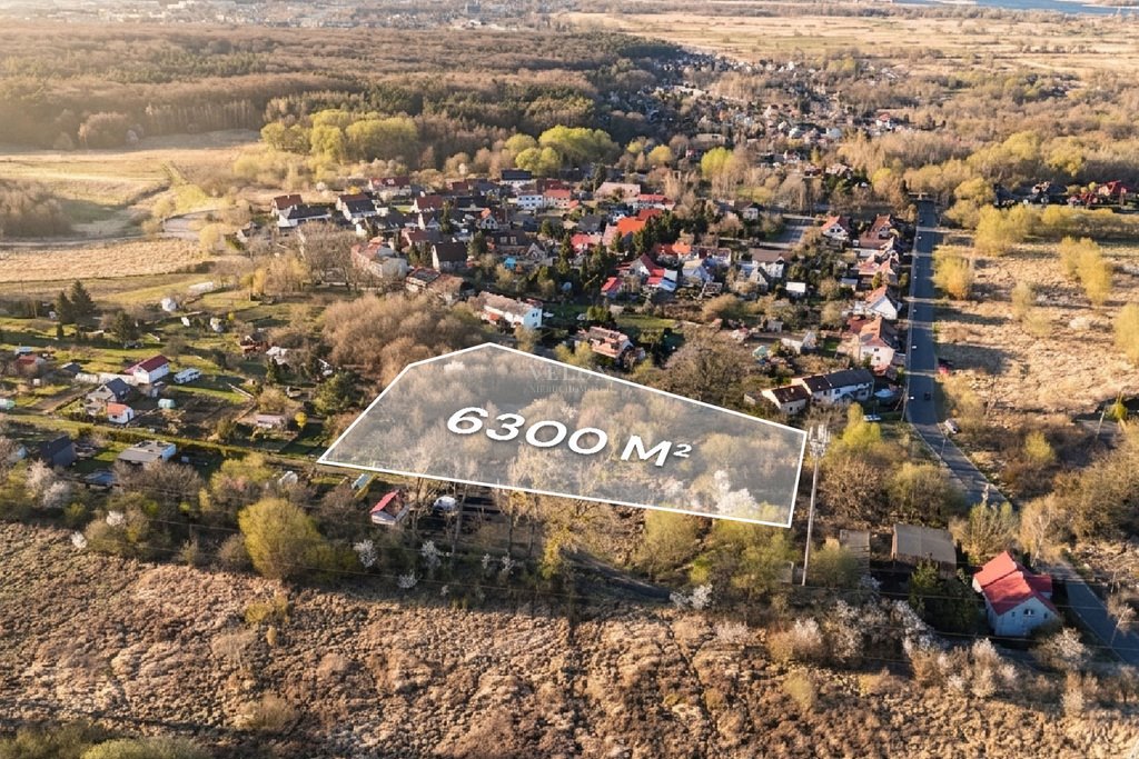 Działka 6300 m² pod domy jednorodzinne w Skolwinie Szczecin, Skolwin, Plażowa  6 300m2 Foto 1