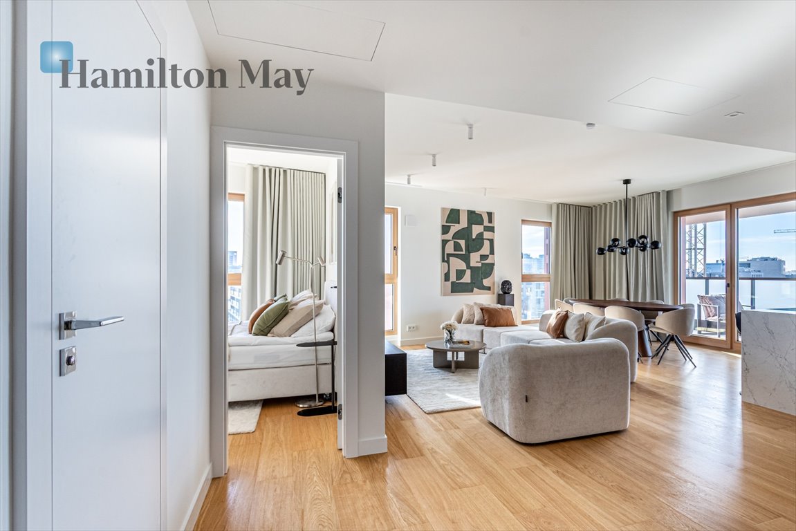 Ekskluzywny 125 m² apartament z panoramicznym widokiem na centrum Warszawy Warszawa, Wola, Prosta  125m2 Foto 1