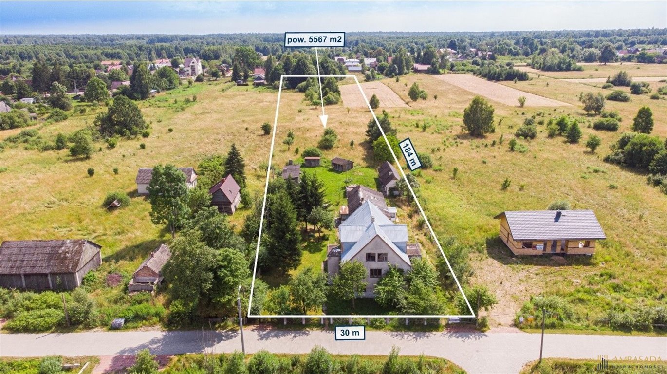 Działka pod pensjonat w Białowieży 5567 m² - zapraszam Białowieża  5 567m2 Foto 1