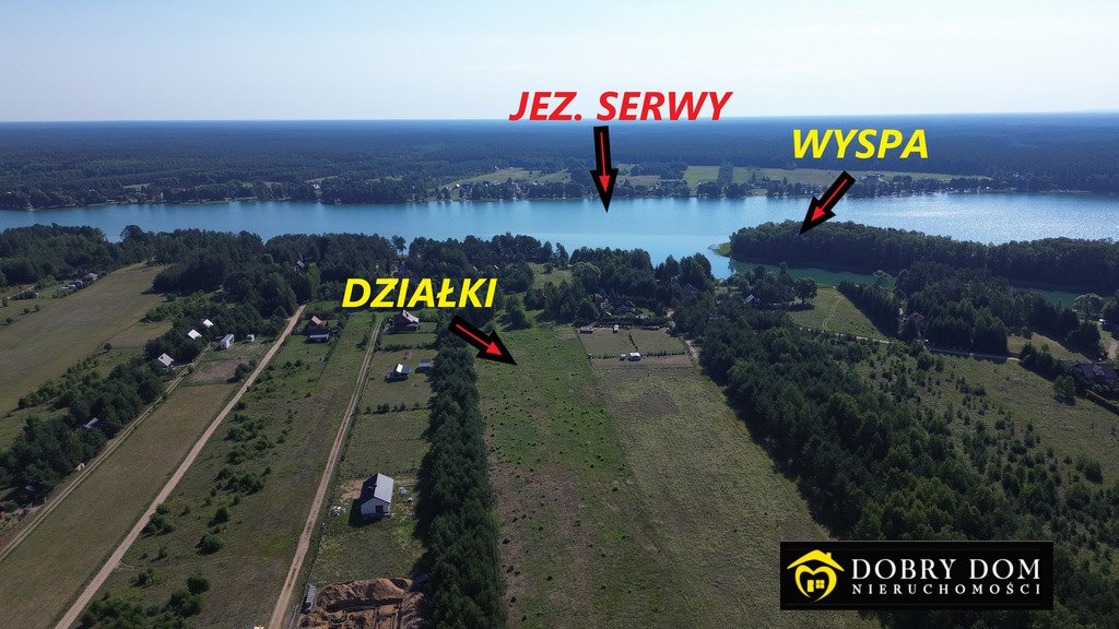 Działka budowlana na sprzedaż Serwy  1 208m2 Foto 5