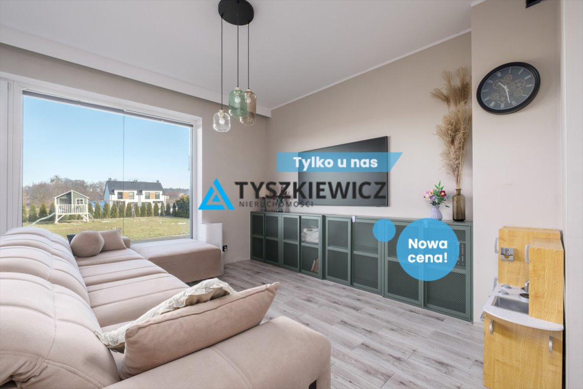 Przestronny dom bliźniak z dużym ogrodem i ekonomicznym ogrzewaniem Kębłowo, Lawendowa  130m2 Foto 1